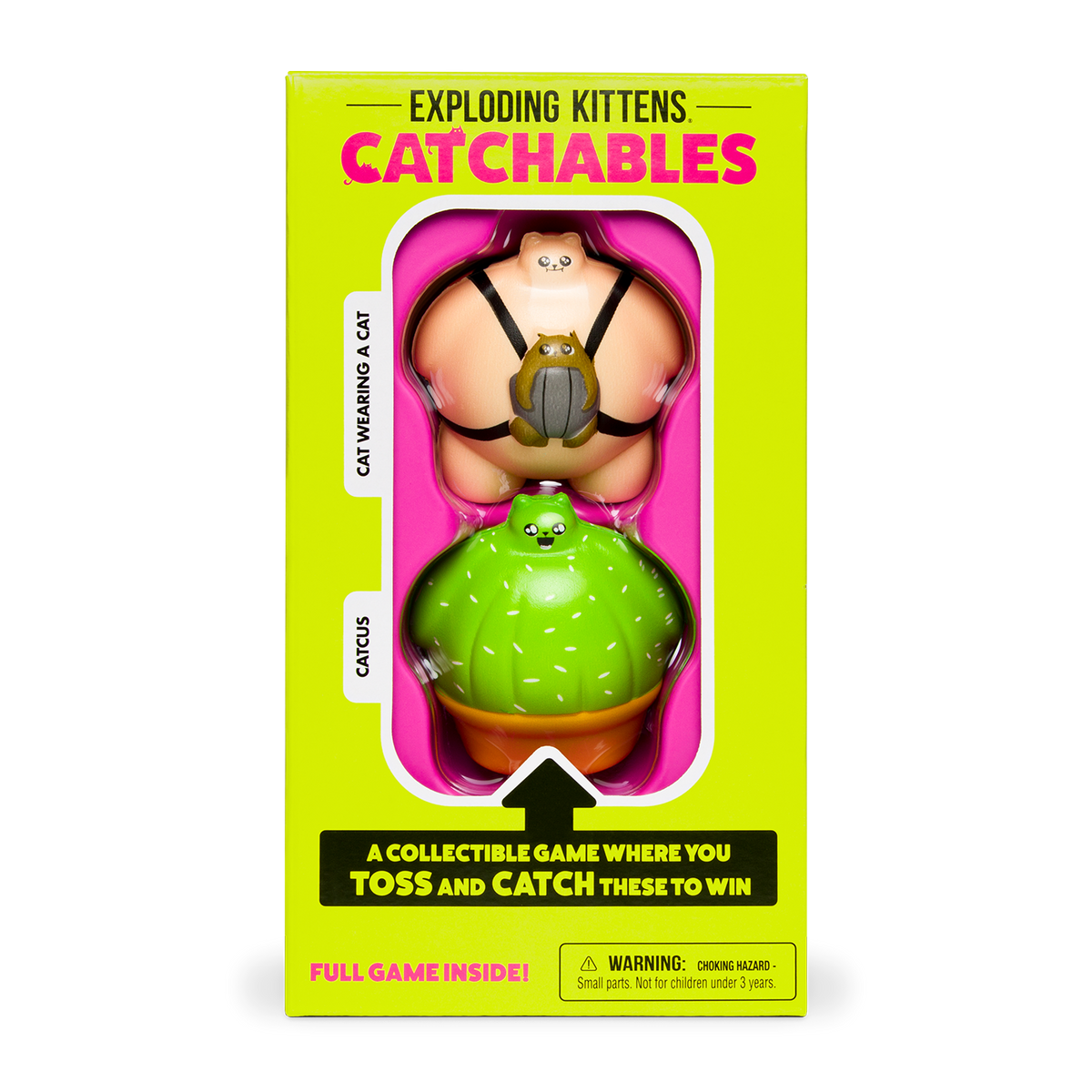 Catchables 2-Pack #2 (Cat-wearing-a-cat & Catcus)