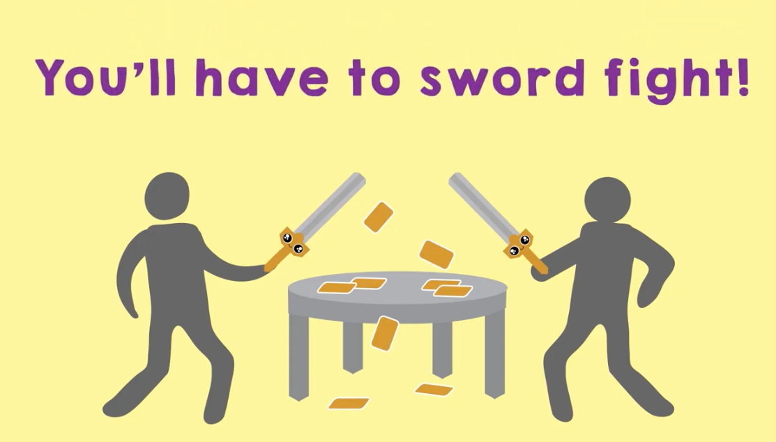 Let's Hit Each Other With Fake Swords