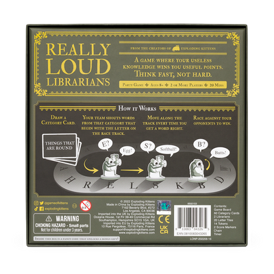 Really Loud Librarians | Party Board Game | Exploding Kittens